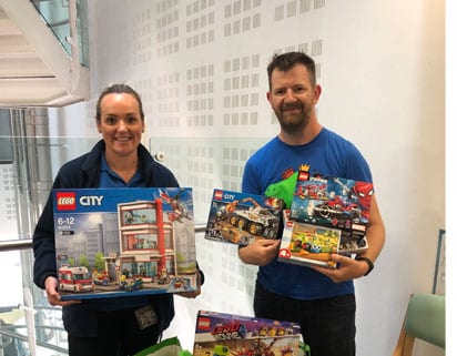Brighton Bricks donates LEGO to the Alex